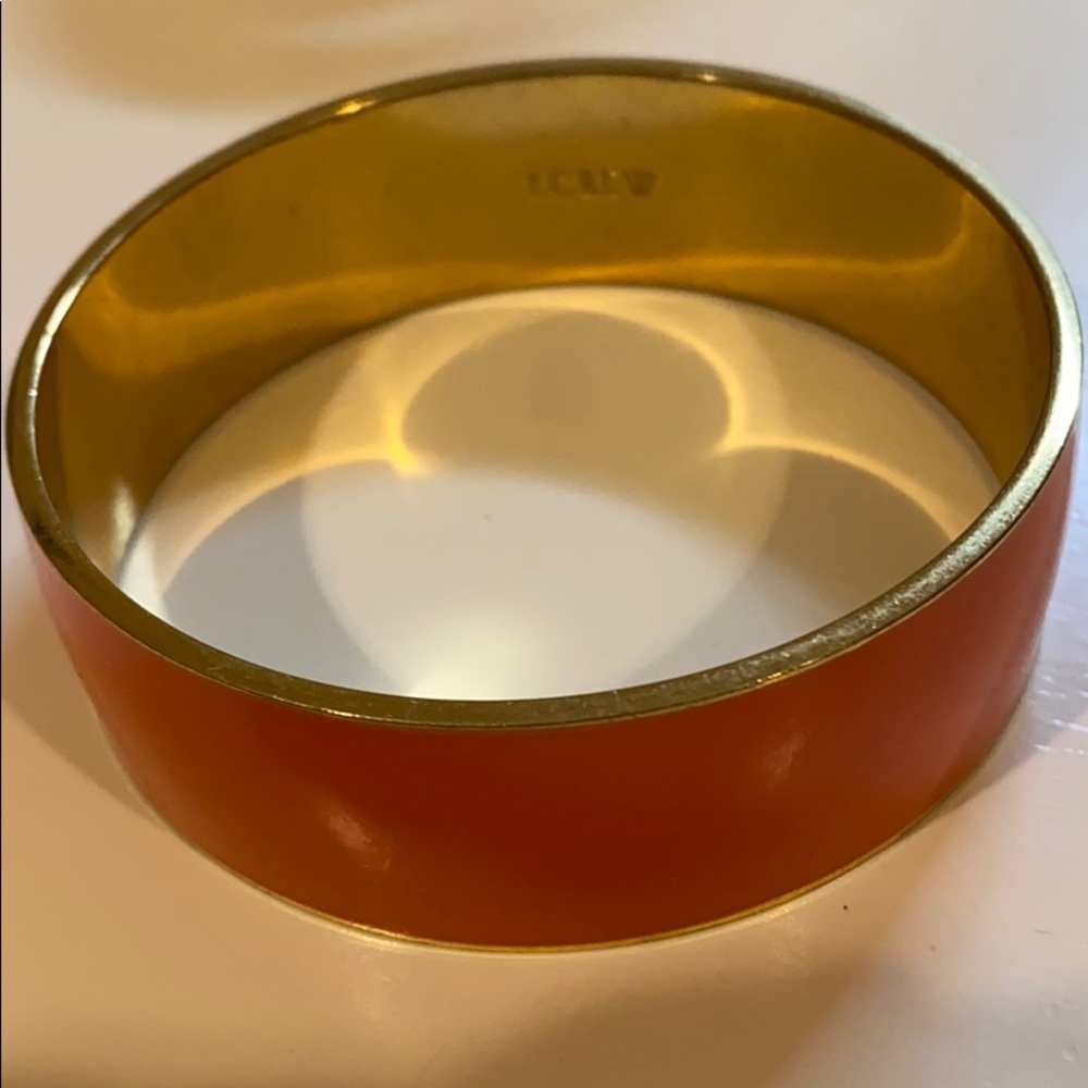 J. Crew orange bracelet.